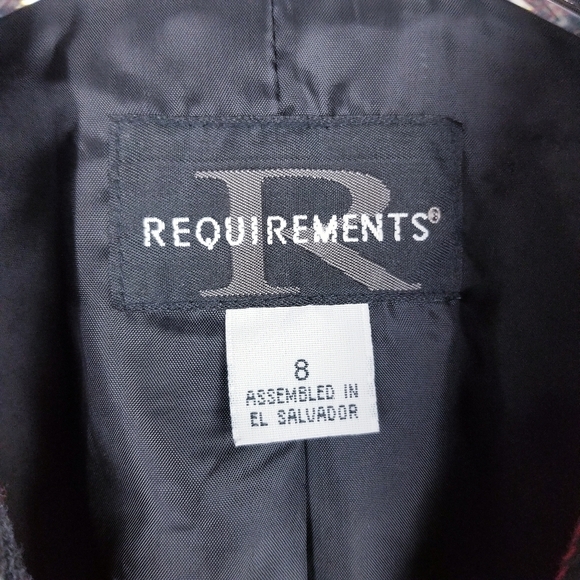 Requirements Plaid Wool Blend Blazer - Picture 3 of 9